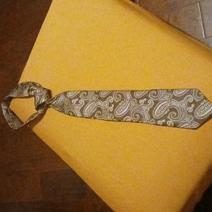 Vittoria Vico Brown Paisley Tie
